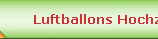Luftballons Hochzeit