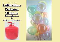 Ballongas Luftballons Perlmutt