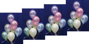 Ballons mit Helium