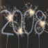 Zahlen Wunderkerzen Silvester Jubiläum Jahrgang Zahlen Wunderkerzen Silvester Jubiläum Jahrgang